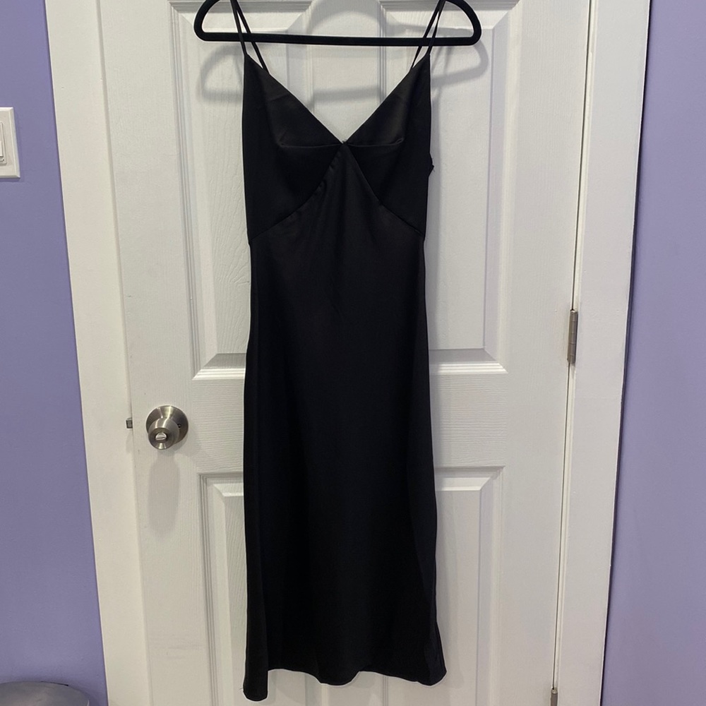 Satin Midi Dress